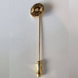 Vintage Goldfilled Floral Stick Pin